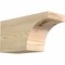 Ekena Millwork Huntington Rough Sawn Rafter Tail, Douglas Fir, 6"W x 8"H x 16"L RFT06X08X16HUN00RDF - alternate 1